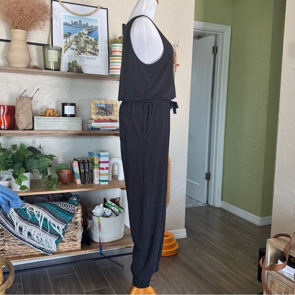 Spiritual Gangster Black Relaxed Fit Jumpsuit - Picture 3 of 6